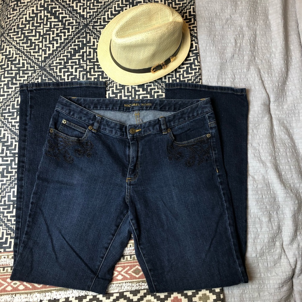 MICHAEL KORS Jeans Dark Wash Size 12